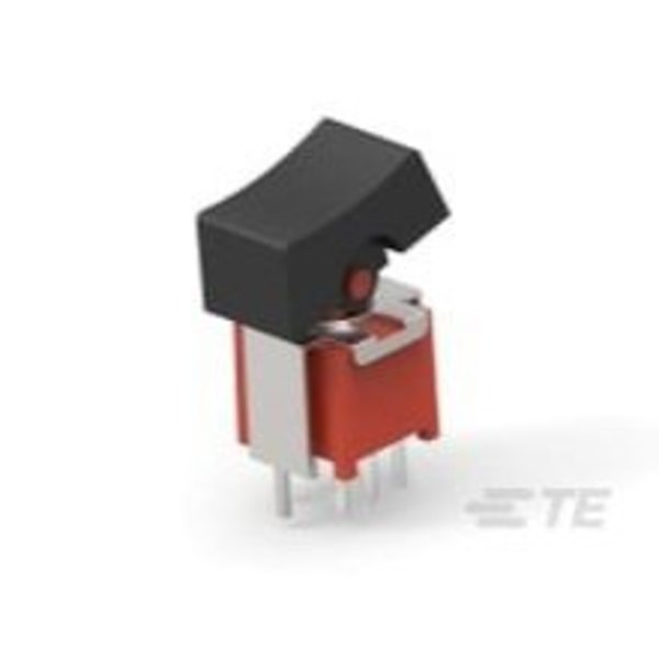 Te Connectivity Rocker Switch, Dpdt, On-On, 3A, 28Vdc, Solder Terminal, Panel Mount 2267088-8